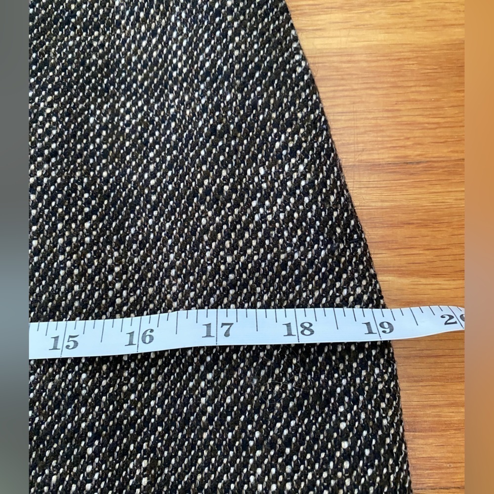 DKNY Wool Blend Brown Tweed Lined Mini Skirt, Size 2, Donna Karen New York - Picture 11 of 13